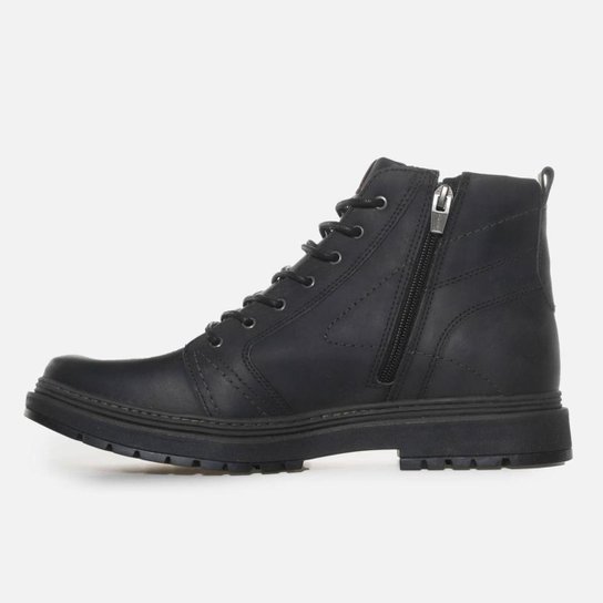 Bota Freeway Cadarço Couro Masculina