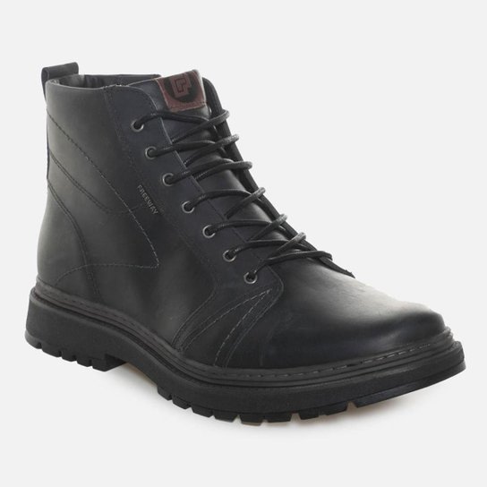 Bota Freeway Cadarço Couro Masculina