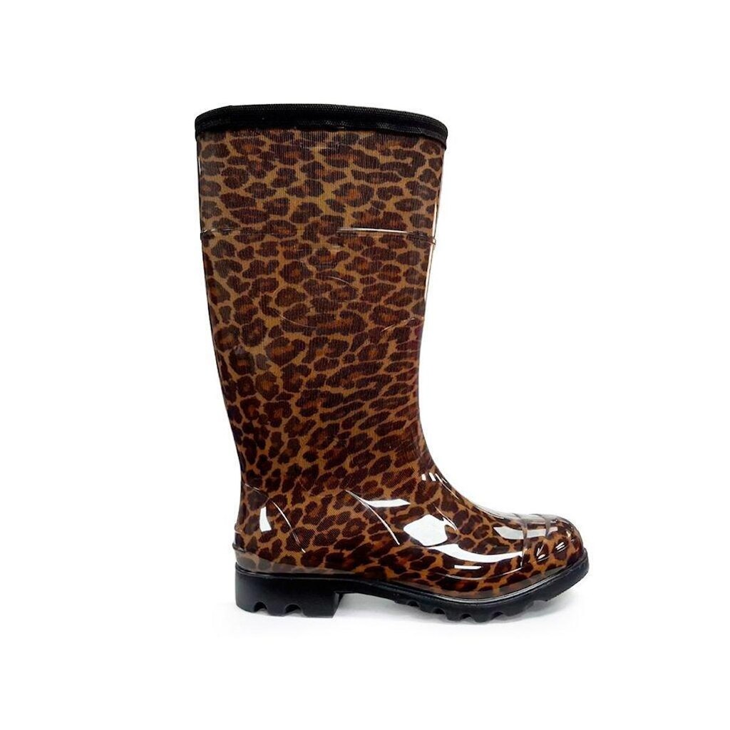 Bota Galocha Calfor Donna Onça Cano Longo Impermeável 34/41