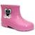 Bota Galocha Moda Infantil 21 ao 26 Botinha Cano Baixo 09.33 - Rosa