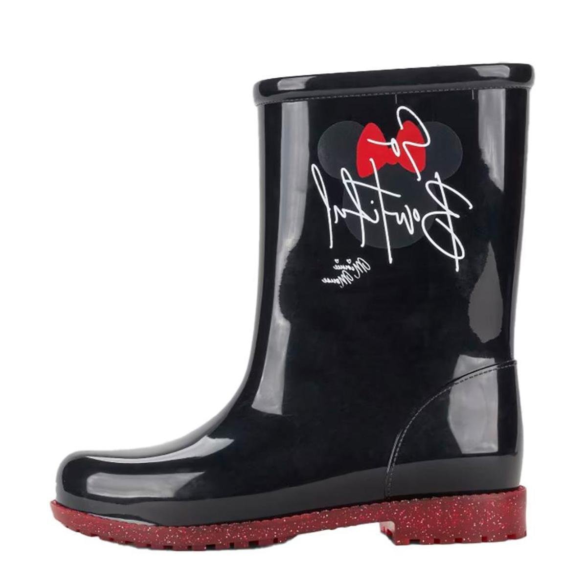 Bota Grendene Minnie Com Capa De Chuva 23083 Preto Netshoes