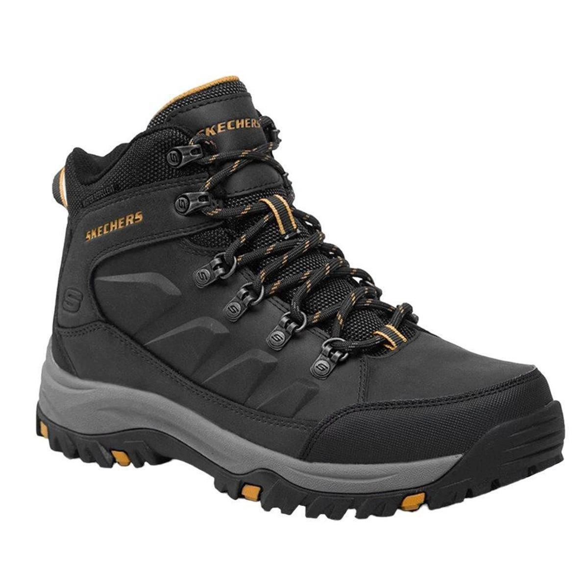 Bota Impermeável Skechers Relmet Daggett Masculina - Cinza | Netshoes