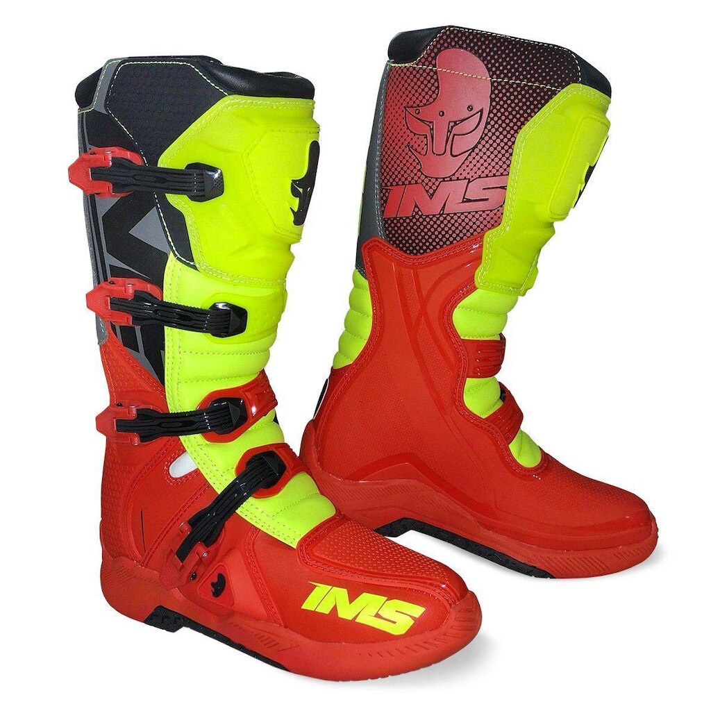 Bota Ims Factory Vermelho Neon
