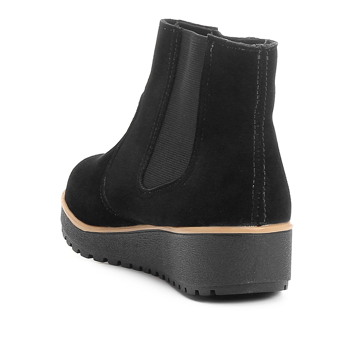 Bota Infantil Chelsea Molekinha Solado Branco Feminina - Preto | Netshoes