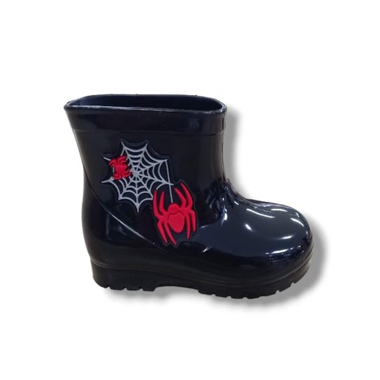Bota Infantil Galocha Infantil Masculina Homem Aranha Bota