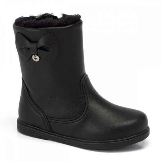 Bota Infantil Bota Com Pelinhos Bota Infantil Klin Miss Mini Cano