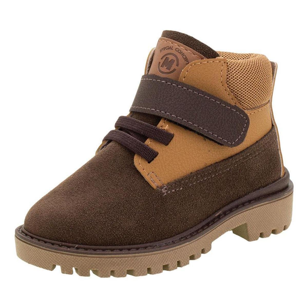 Bota Infantil Masculina Molekinho - 2144217 - Café | Netshoes