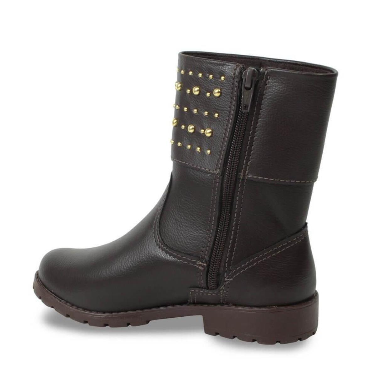 Bota Infantil Pampili Ivy Feminina - Marrom | Netshoes