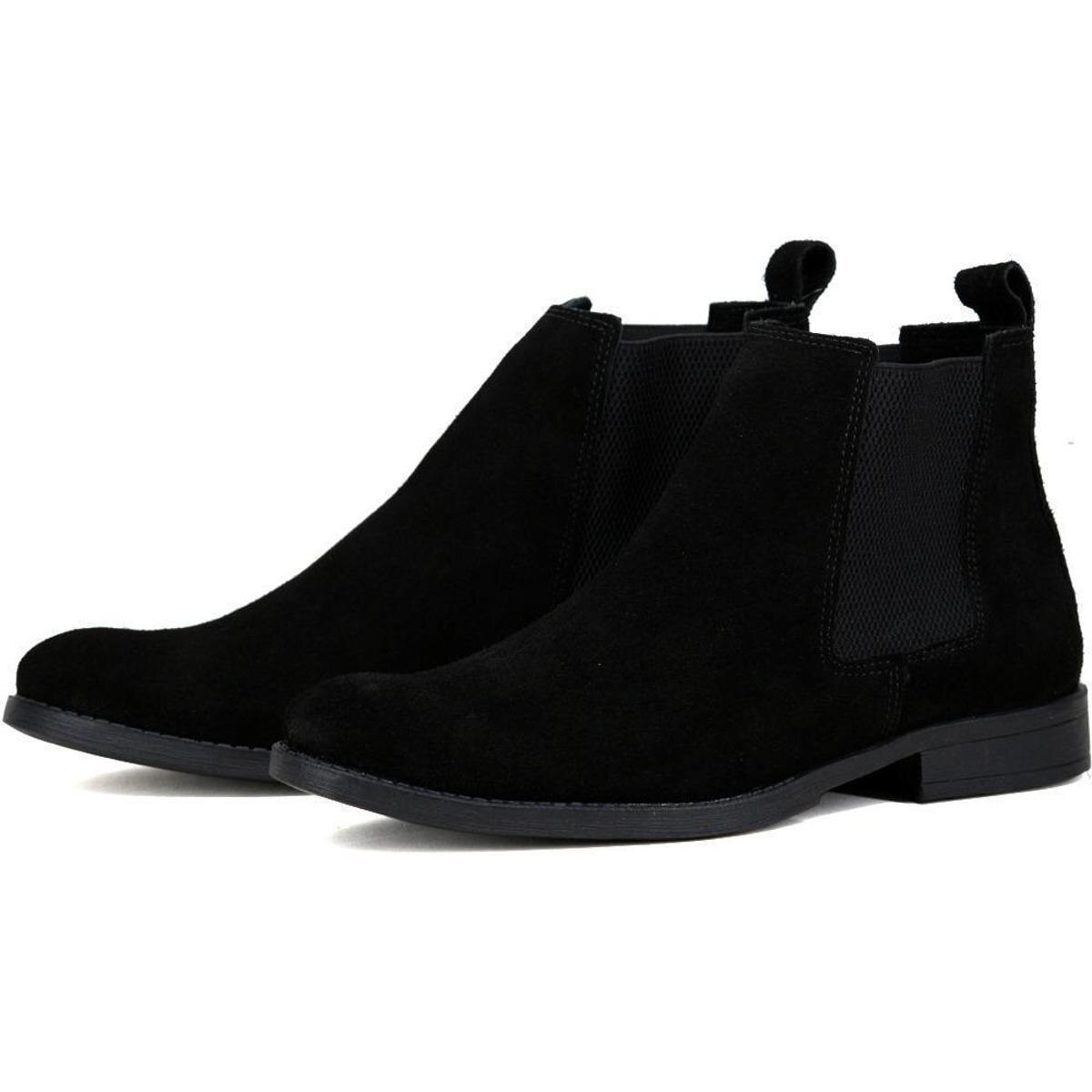 Bota Javali Chelsea Boots de Couro masculina Menor preço em Bota Javali Chelsea Boots de Couro masculina