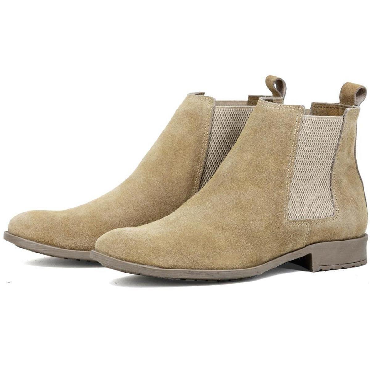 Bota Javali Chelsea Boots de Couro masculina Menor preço em Bota Javali Chelsea Boots de Couro masculina