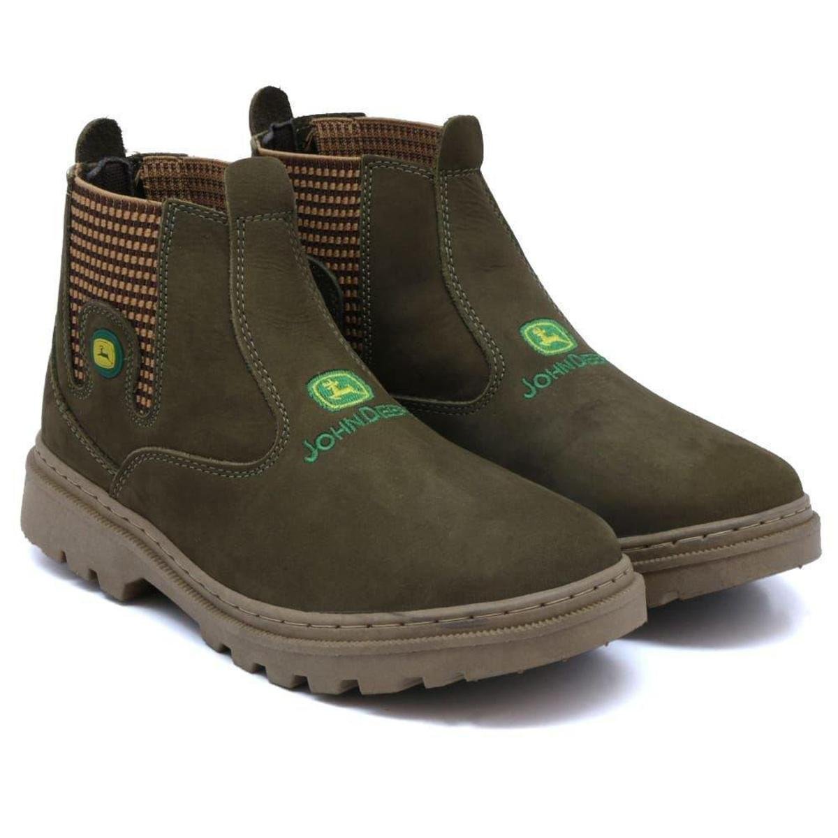 Bota John Deere de Couro