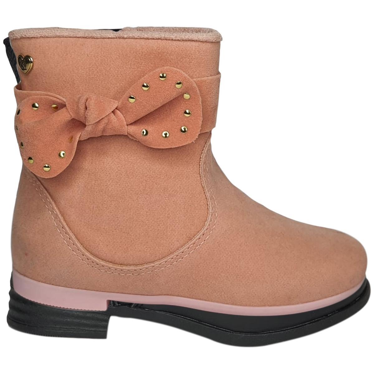 Bota Kidy Infantil Feminina 15401 Nude 19 - Nude | Netshoes