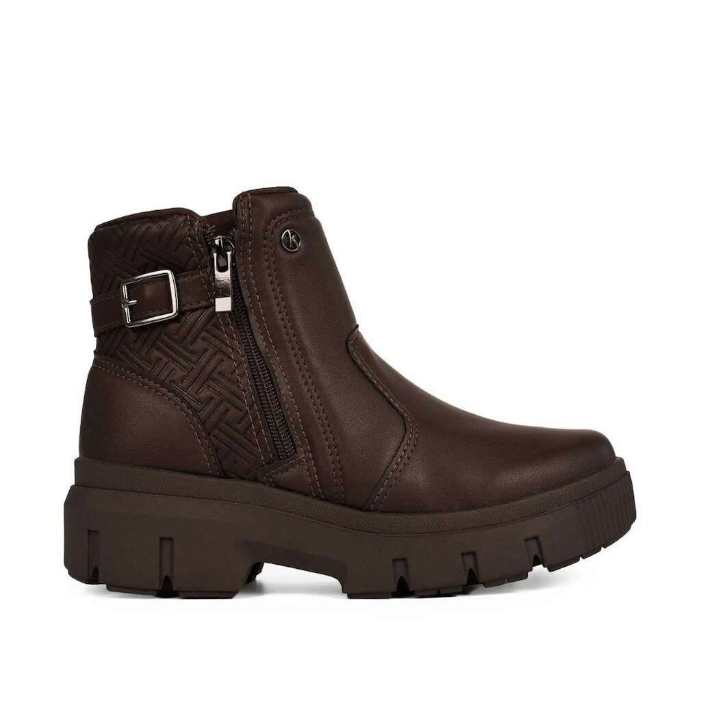 Bota Kolosh Cano Curto Feminina - Marrom