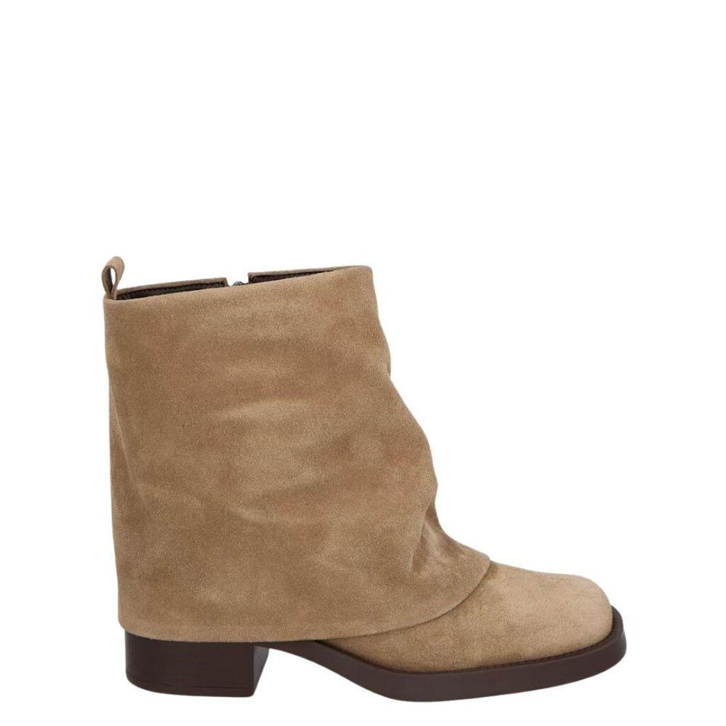 Bota Luiza Barcelos Cano Curto Bege
