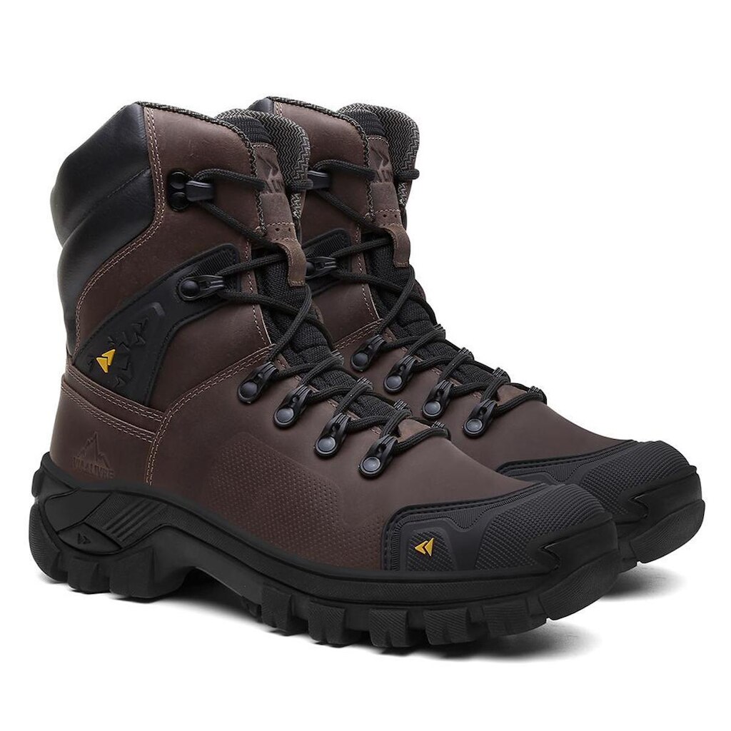 Bota Masculina Adventure Coturno com Biqueira de Proteção Emborrachada Resistente