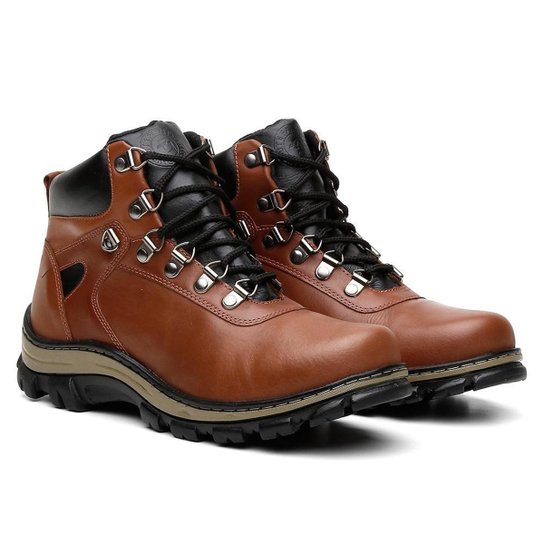 Bota Masculina Adventure Couro Legitimo Dahazzi Coturno Segurança Conforto Dia a Dia 718 - Laranja Menor preço em Bota Masculina Adventure Couro Legitimo Dahazzi Coturno Segurança Conforto Dia a Dia 718 - Laranja