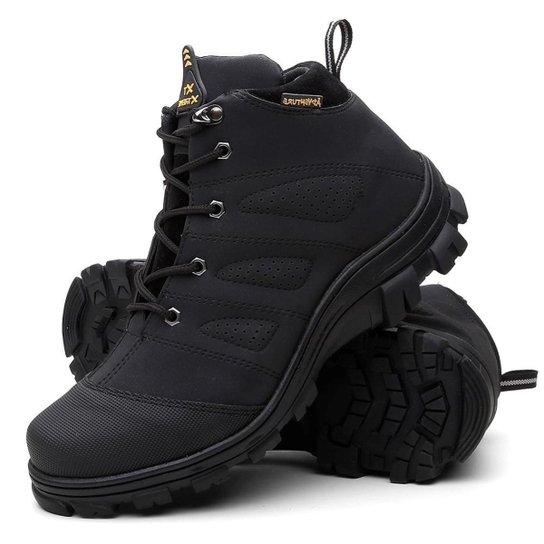 Bota Masculina Adventure Trilha Tratorada - Preto Menor preço em Bota Masculina Adventure Trilha Tratorada - Preto