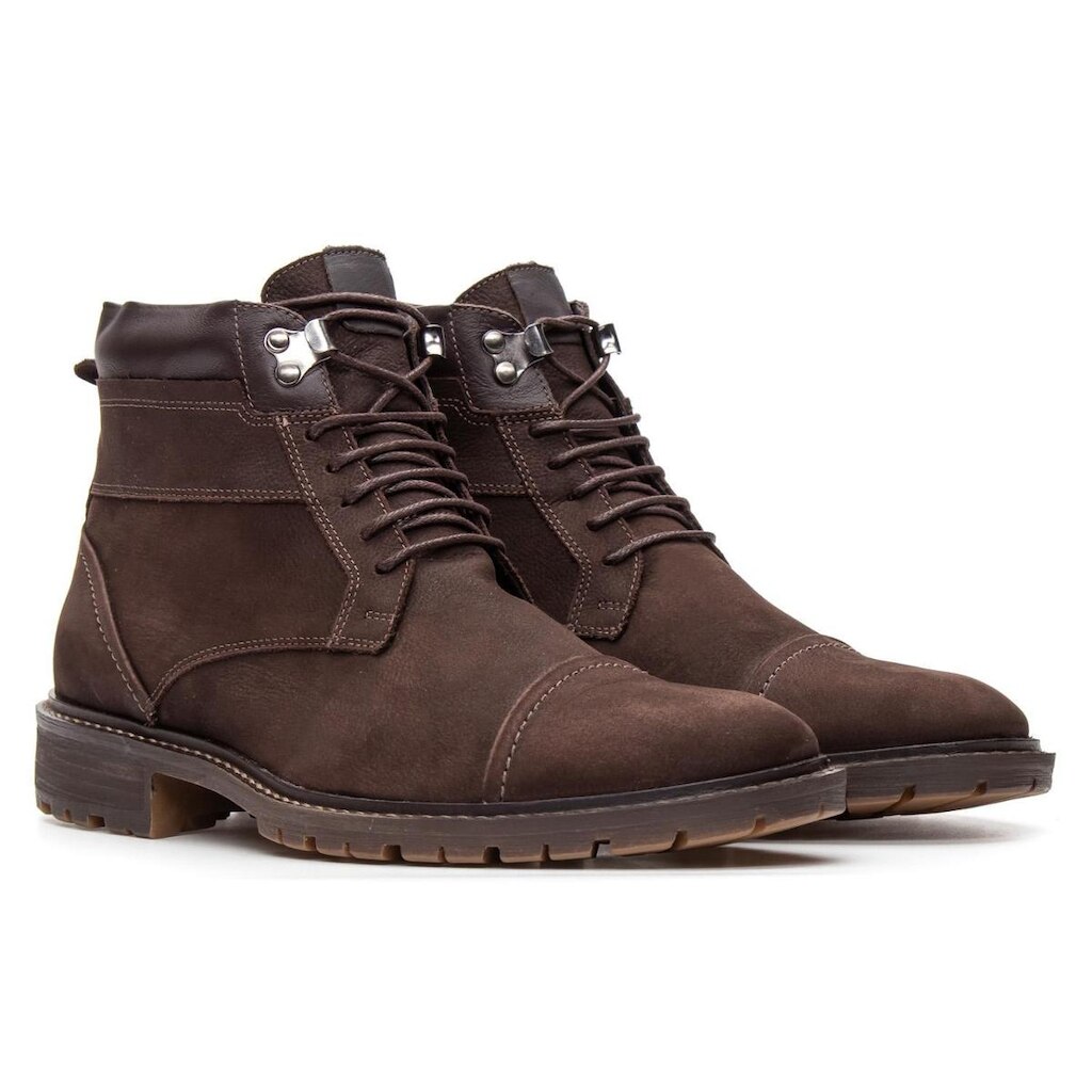 Bota Masculina Bigione estilo em Couro Legítimo