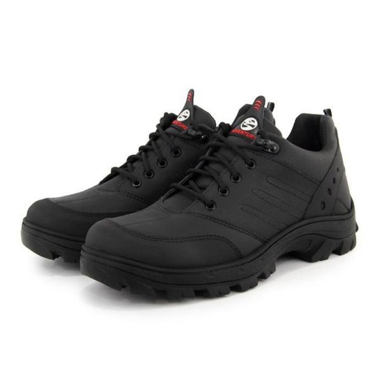 Bota Masculina BR2 Preta 701 Cano Curto Adventure - Preto Menor preço em Bota Masculina BR2 Preta 701 Cano Curto Adventure - Preto