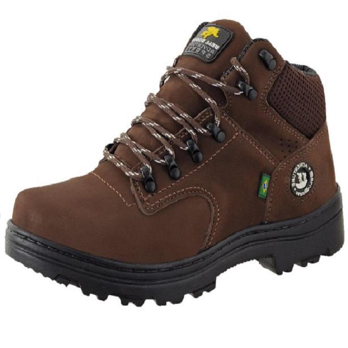 Bota Masculina Café Bell Boots Sport Escalada Moda - Marrom | Netshoes