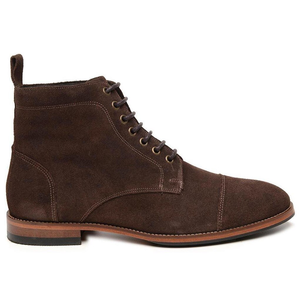 Bota Masculina Cafe Em Couro 30976