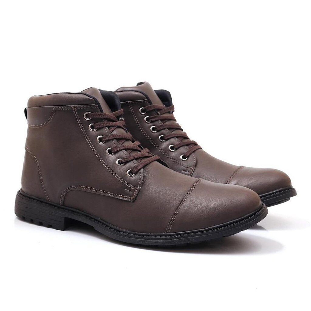 Bota Masculina Casual Camurça