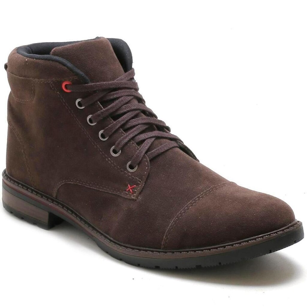 Bota Masculina Casual Camurça