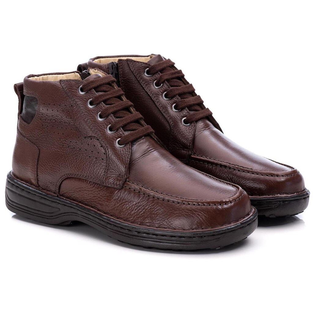 Bota Masculina Comfort Ranster em Couro legítimo – Durabilidade e Sofisticação