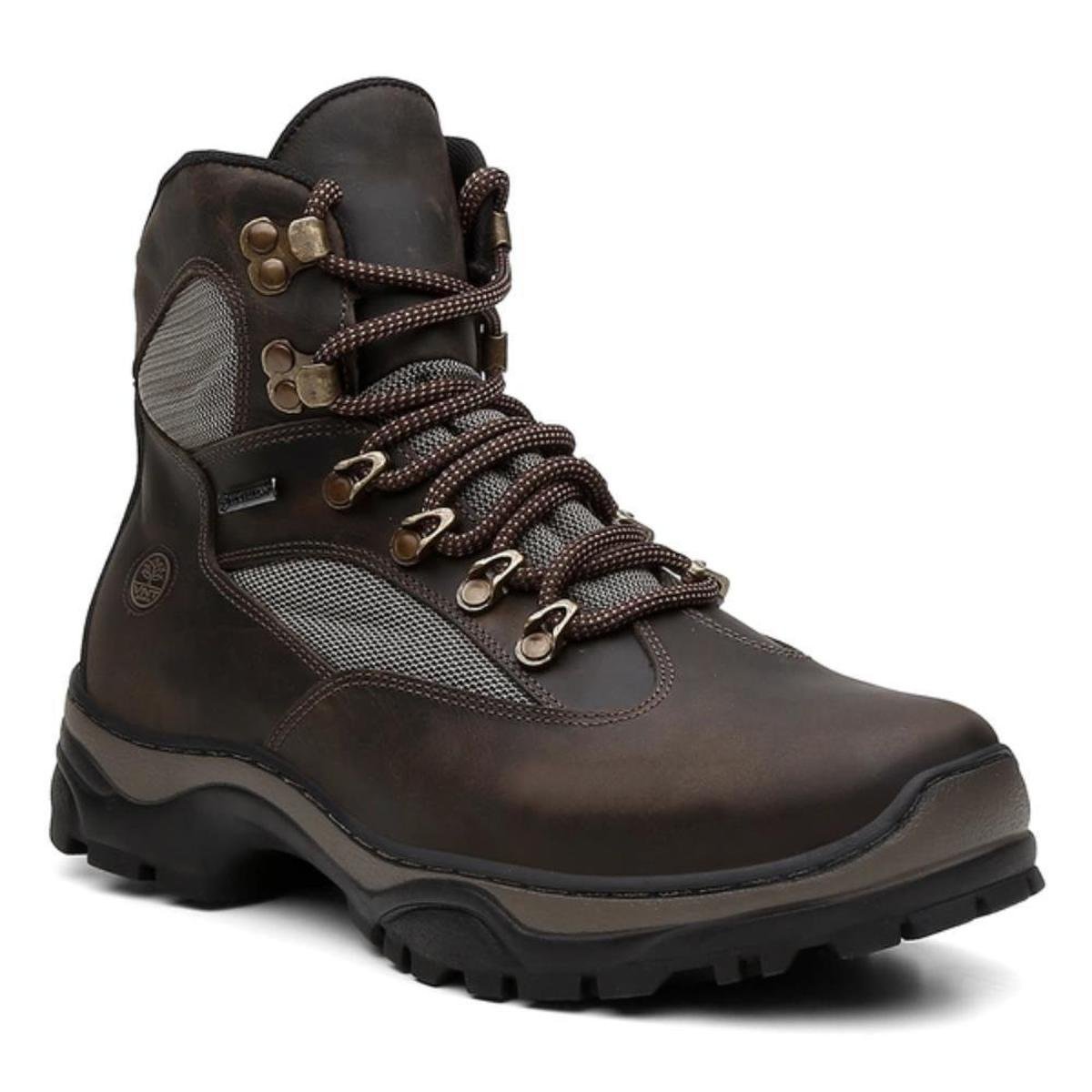 Bota Masculina Couro Adventure Com Resistência Aventura Menor preço em Bota Masculina Couro Adventure Com Resistência Aventura