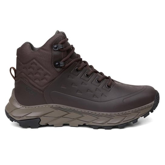 Bota Masculina Couro Adventure Solado Tratorado Esportiva
