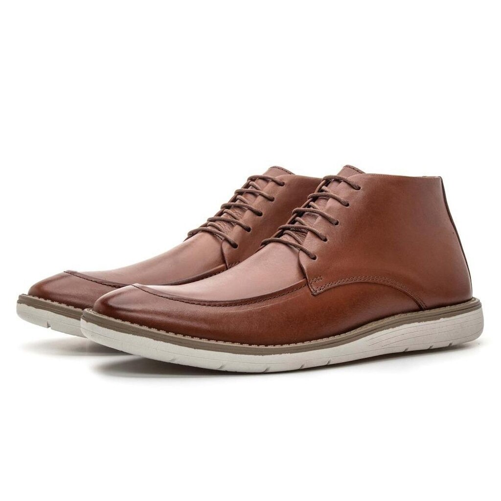 Bota Masculina de Couro Legitimo Casual NS Hampton