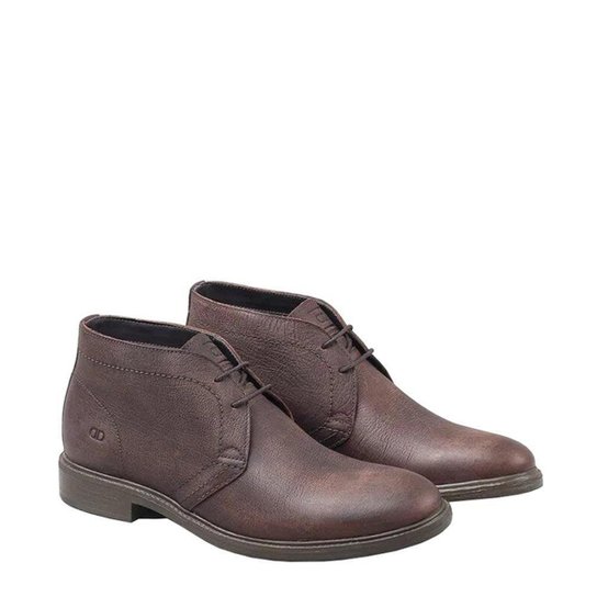 Bota Masculina Democrata Rust 119101-015 - Marrom Escuro Menor preço em Bota Masculina Democrata Rust 119101-015 - Marrom Escuro