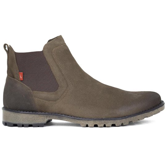 Bota Masculina Ferracini 24h Cross Couro Chelsea Elástico Tratorada 9951-517 Cor:;Tamanho:41