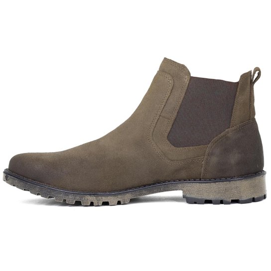 Bota Masculina Ferracini 24h Cross Couro Chelsea Elástico Tratorada 9951-517 Cor:;Tamanho:41