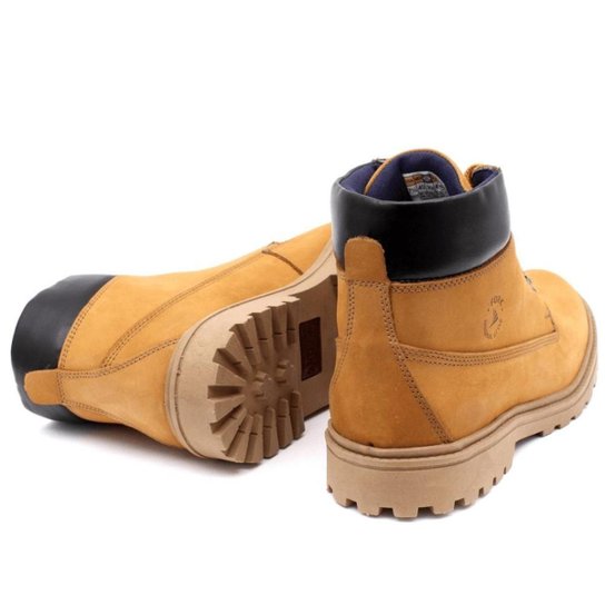 Bota Masculina Fork - 10004MILHO - Amarelo Menor preço em Bota Masculina Fork - 10004MILHO - Amarelo