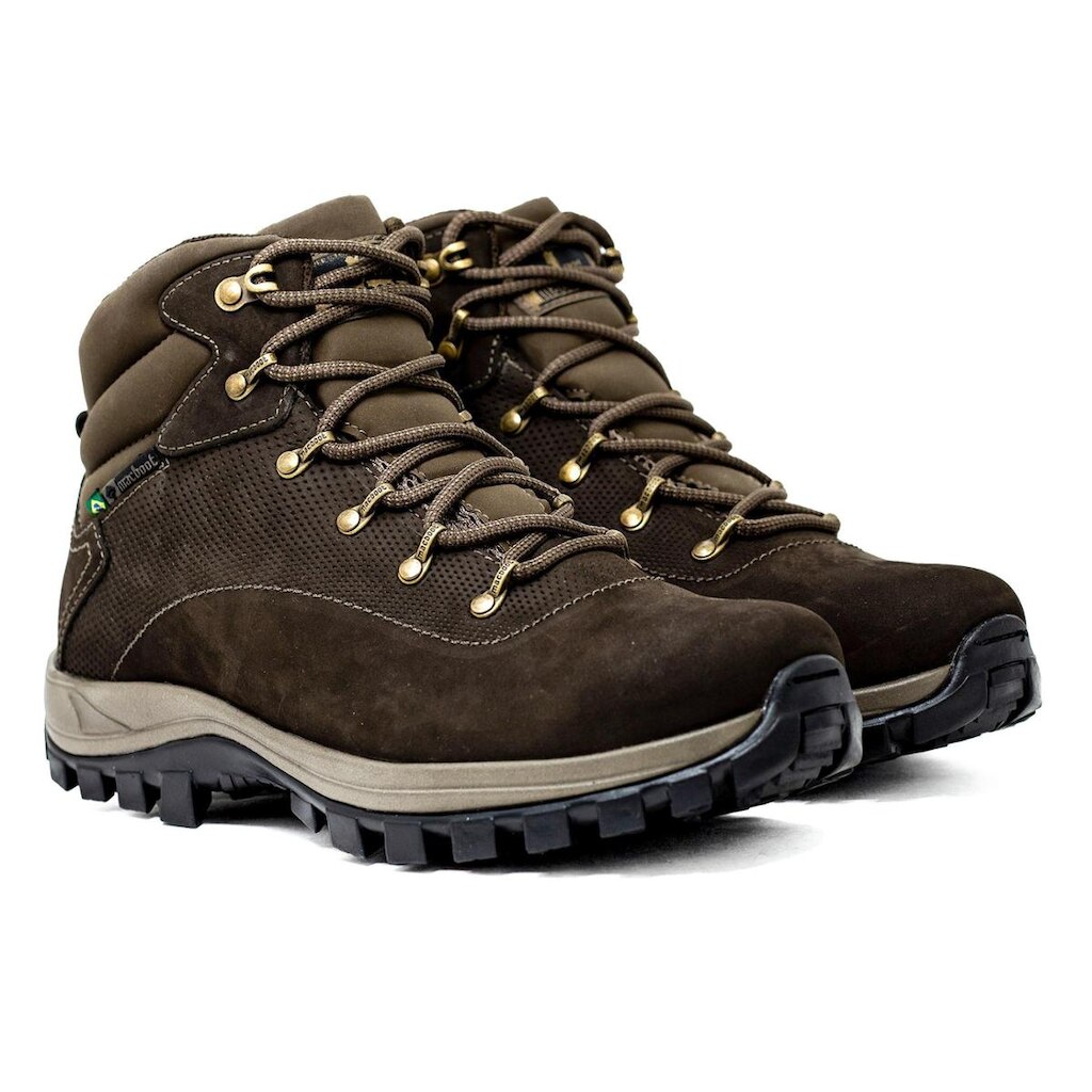Bota Masculina Macboot Adventure Sumauma Couro Cadarço Confortável Tratorado SUMA12