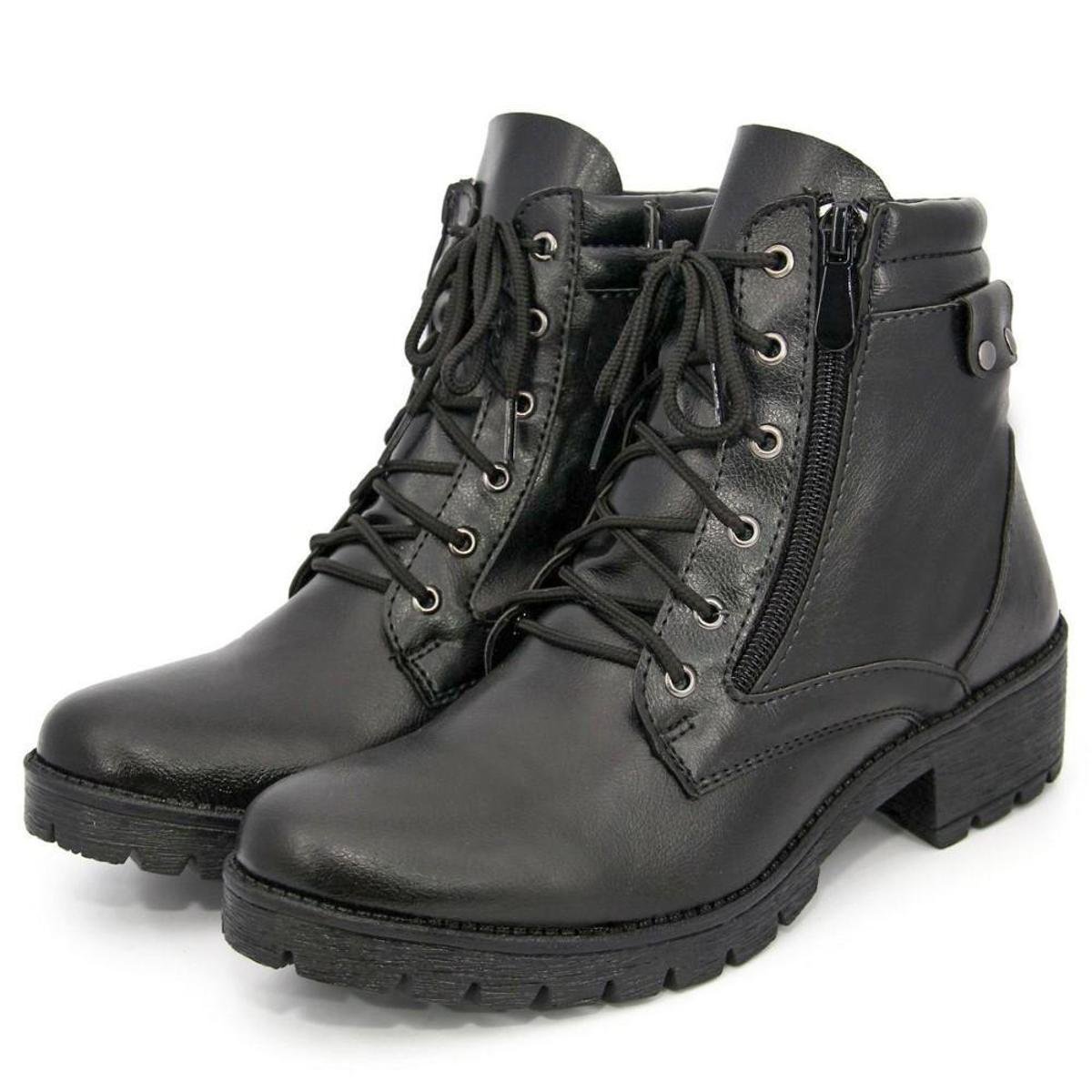 Bota Masculina Preta Salto Trilha Cano Alto Over Adventure