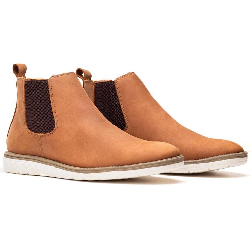 Bota Masculina Ranster em Couro legítimo Elegante, Resistente e Rústica
