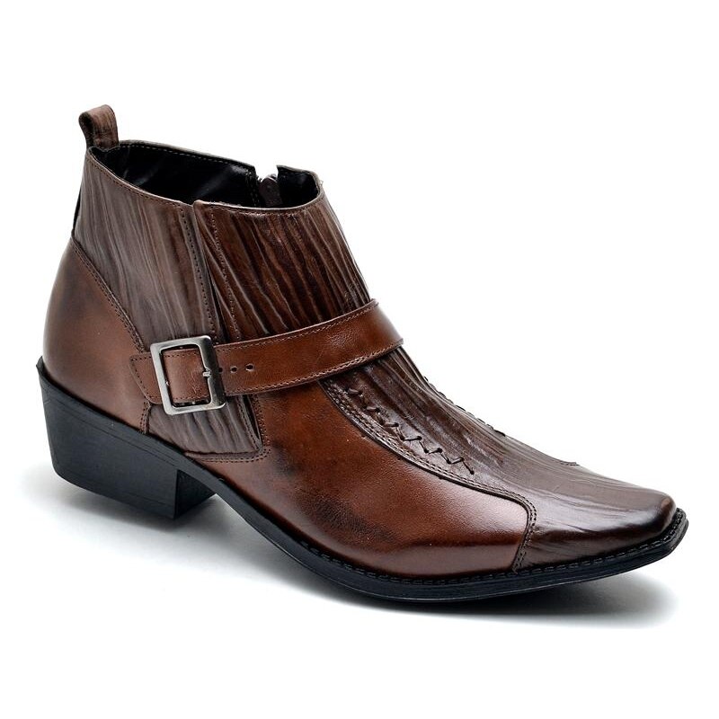 bota masculina couro netshoes