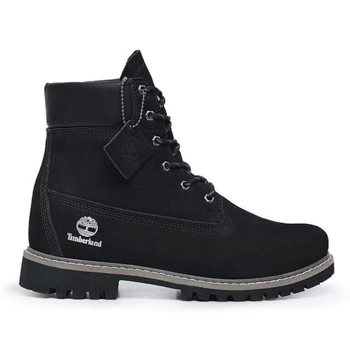 Bota Masculina Timberland® em Couro Preta Classic 6-Inch