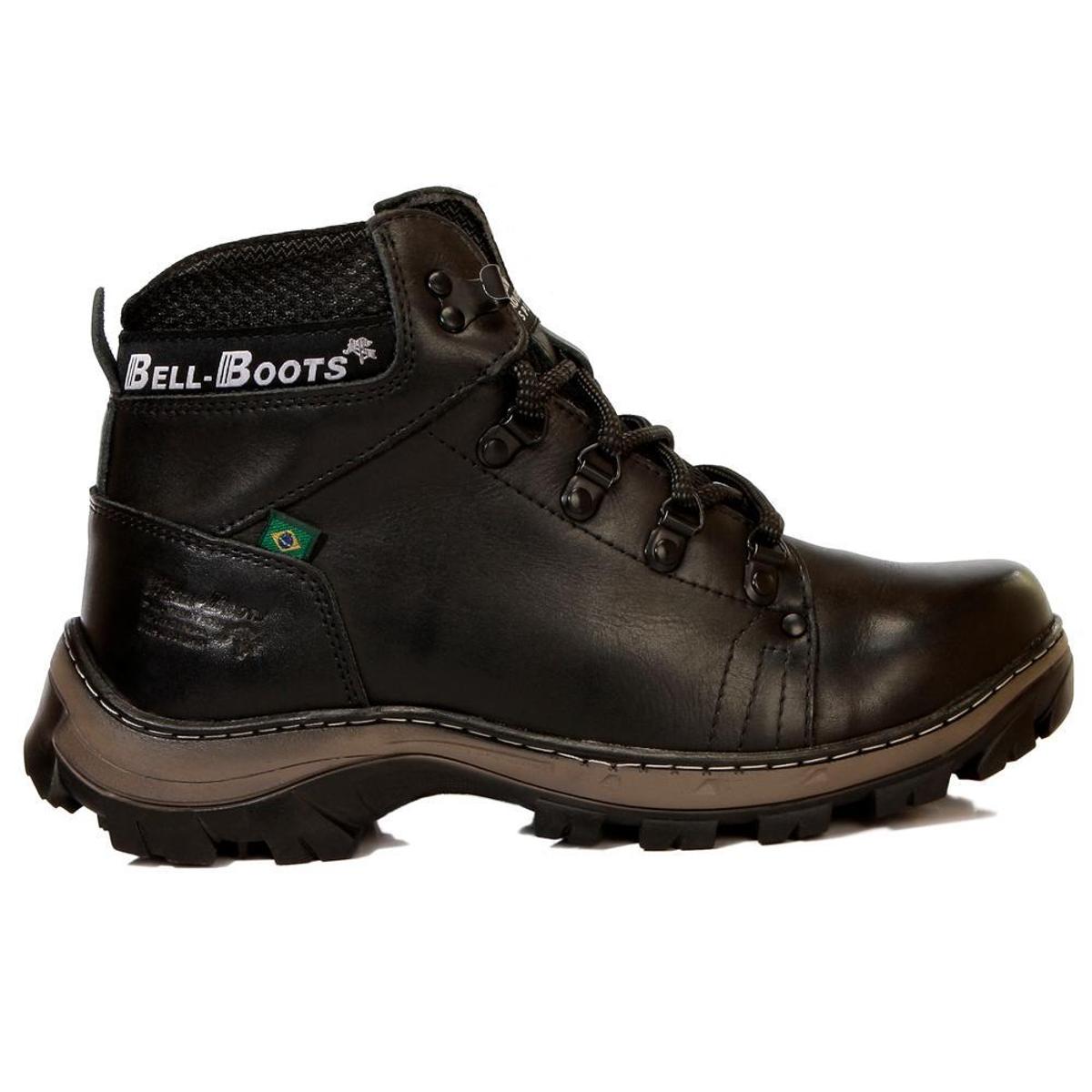 Bota Masculino Adventure Bota Conforto Coturno - Preto | Netshoes