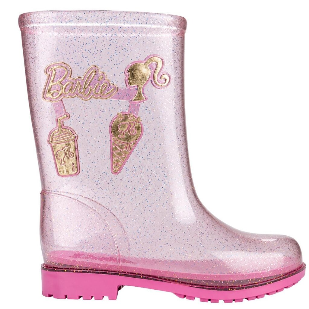 Bota Menina Infantil Barbie Girl Impermeavel