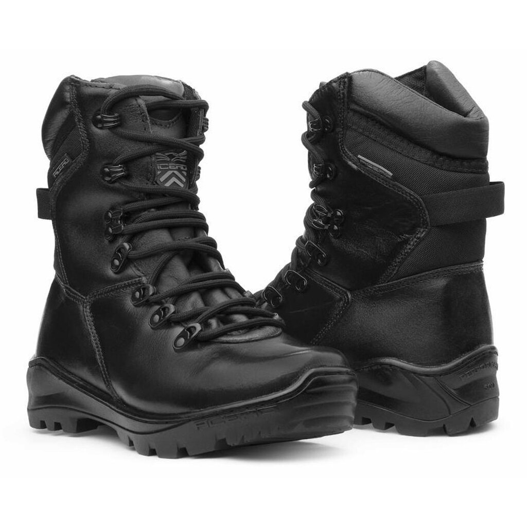Bota Militar Acero Tiger Extra Brilho Em Couro