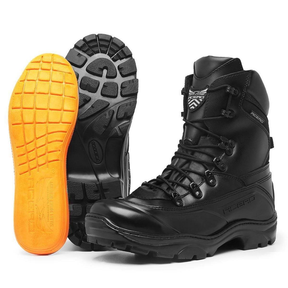 Bota Militar Acero Bota Acero Cano Alto Bota Militar Acero Couro