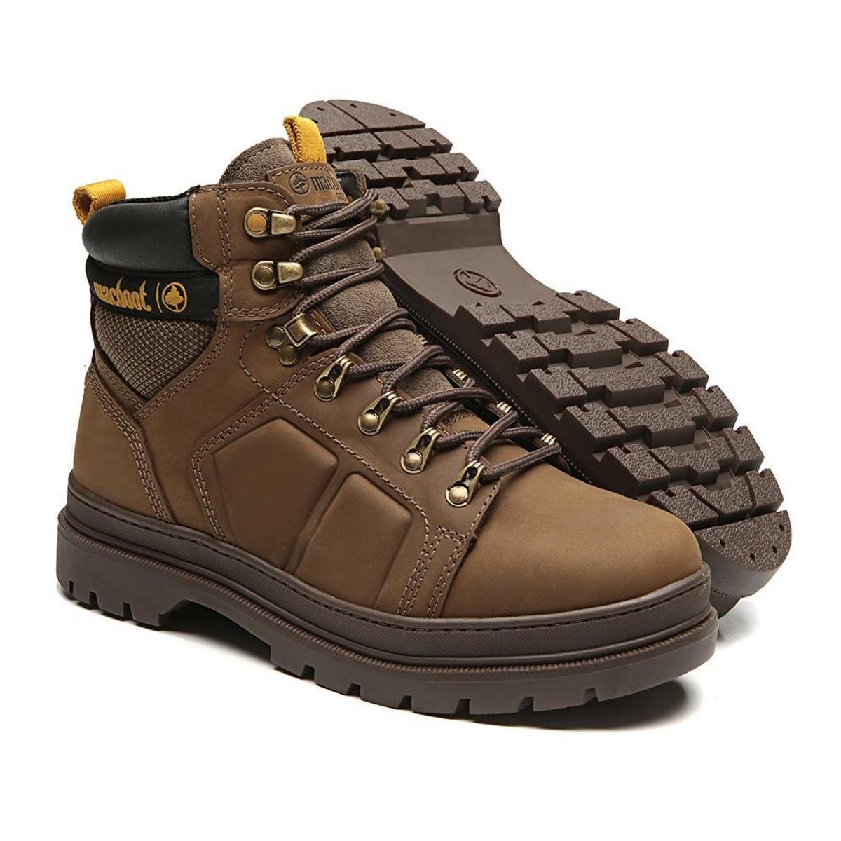 Bota Militar Cano Alto Macboot Mombaça 02 - Marrom | Netshoes