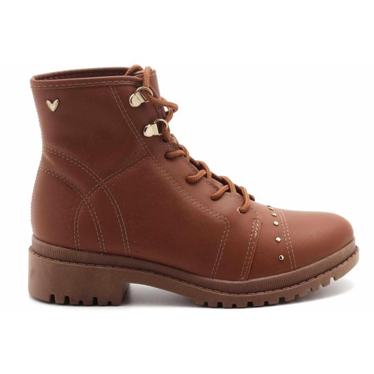 Bota Mississipi Coturno Feminino Q1673 - Caramelo Menor preço em Bota Mississipi Coturno Feminino Q1673 - Caramelo
