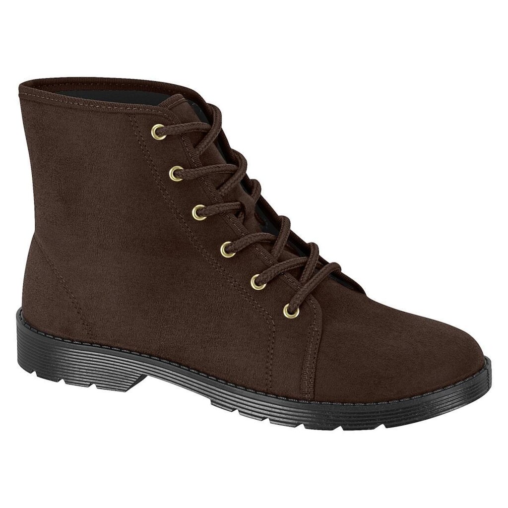 Bota Moleca 5345.100 Coturno Nobuck Feminino
