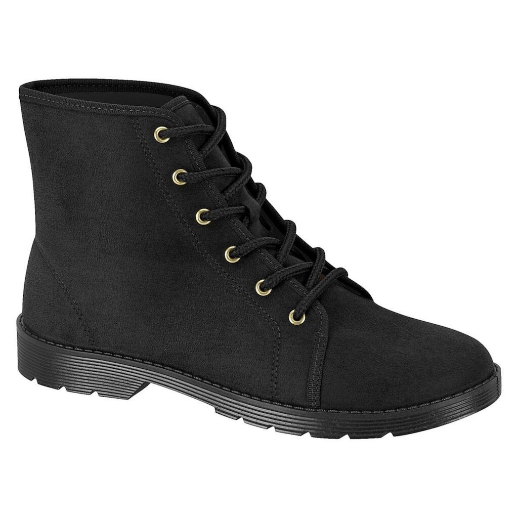 Bota Moleca 5345.100 Coturno Nobuck Feminino