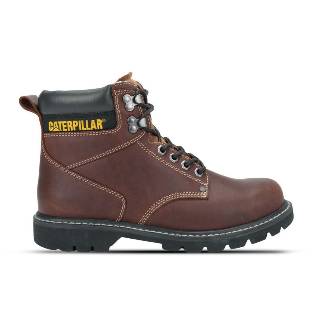 Bota Original Caterpillar Second Shift ST Marrom Darl Brown Marrom