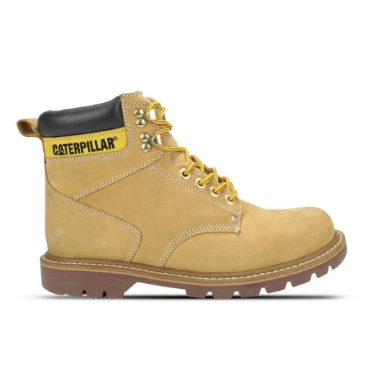 Bota Original Caterpillar Second Shift - Amarelo Menor preço em Bota Original Caterpillar Second Shift - Amarelo